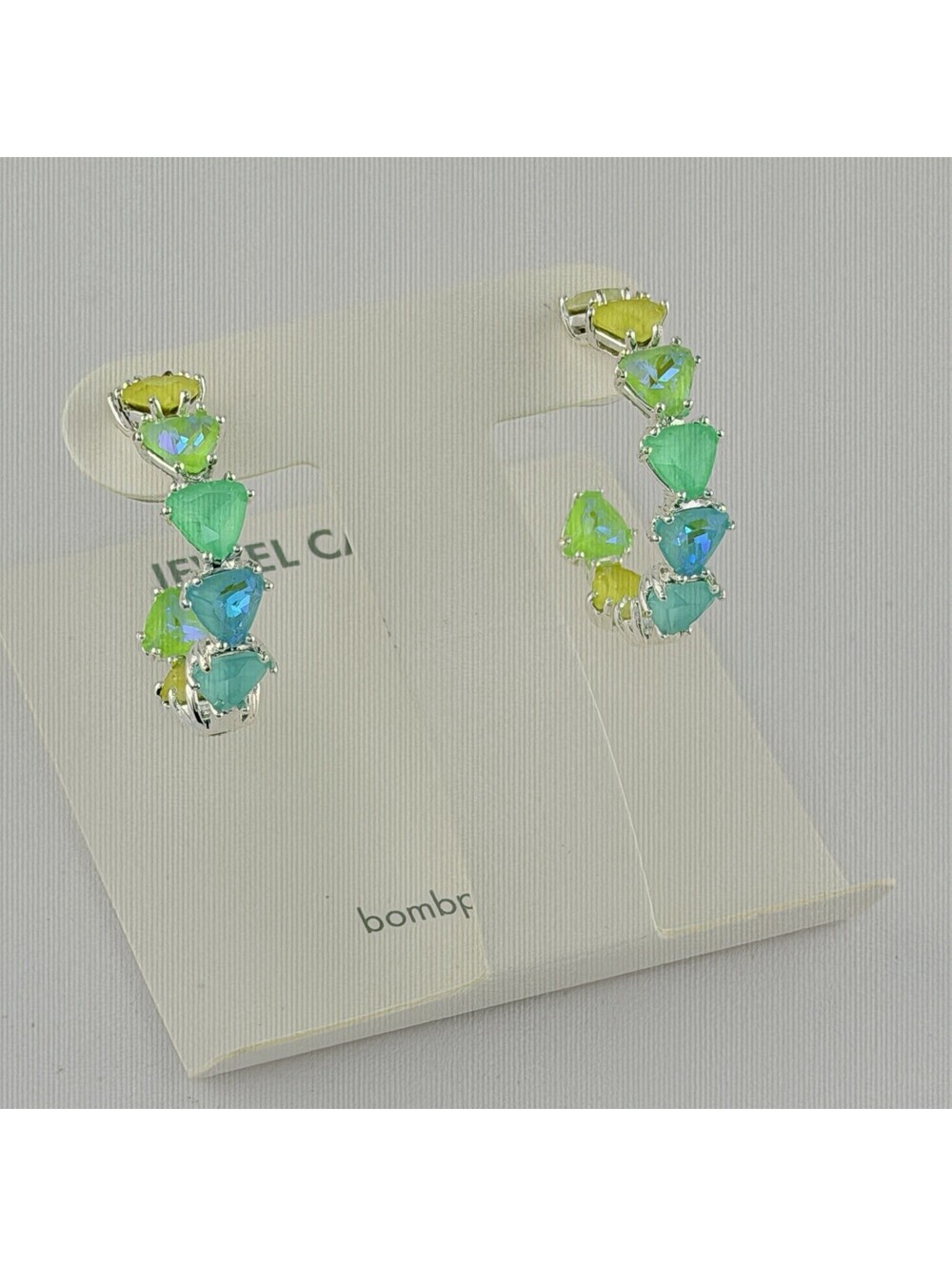 Bomb Party Retro Jewel Candy “The Ava” Lemon Lime Magic on Silver RBP7348